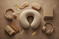 Travel neck pillow luxury lifestyle